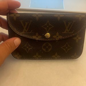 Louis Vuitton belt wallet
